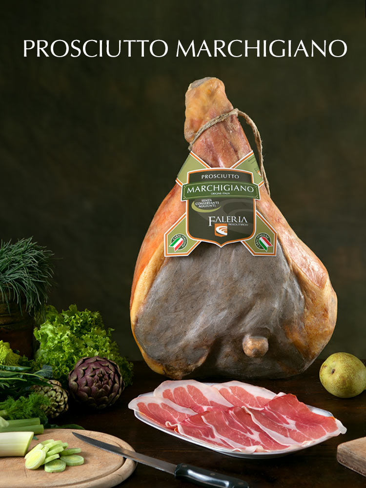 prosciutto crudo marchigiano prosciuttificio faleria